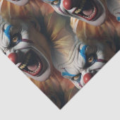 Papier Mousseline Clown riant mal (Détail)