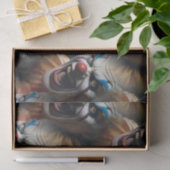 Papier Mousseline Clown riant mal (Cadeau)