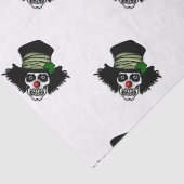 Papier Mousseline Clown squelettique irlandais (Détail)