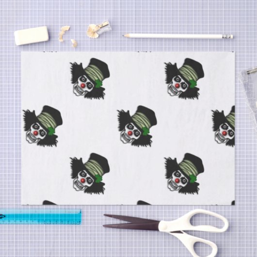 Papier Mousseline Clown squelettique irlandais (Artisanat)