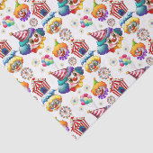 Papier Mousseline Clowns Joyeux (Détail)
