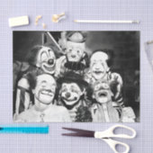 Papier Mousseline Clowns vintages (Artisanat)