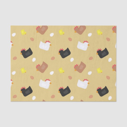 Papier Mousseline Cluck Cluck (Recto)