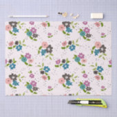 Papier Mousseline Clusters de fleurs Boho (Artisanat)