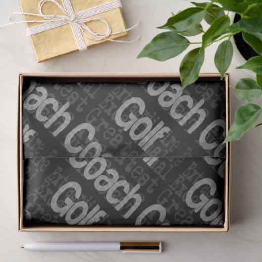 Papier Mousseline Coach de golf Extraordinaire (Cadeau)