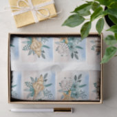 Papier Mousseline Coastal Sandpipers Flowers Shells Decoupage Paper (Cadeau)