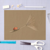 Papier Mousseline Coccinelle (Artisanat)