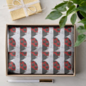 Papier Mousseline Coccinelle, decoupage (Cadeau)