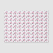 Papier Mousseline Coccinelle rose (Recto)