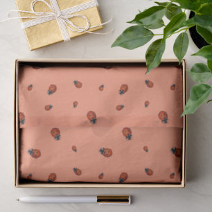Papier Mousseline Coccinelles