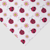 Papier Mousseline Coccinelles mignonnes (Détail)