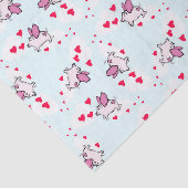 Papier Mousseline Cochon de Valentines (Détail)