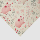 Papier Mousseline Cochon lunaire (Détail)