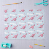 Papier Mousseline Cochons volants (Artisanat)