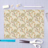 Papier Mousseline Cockatoo and Pomegranate Pattern (Artisanat)