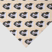 Papier Mousseline Cocker Spaniel (Parti) Peinture - Art Chien origin (Détail)
