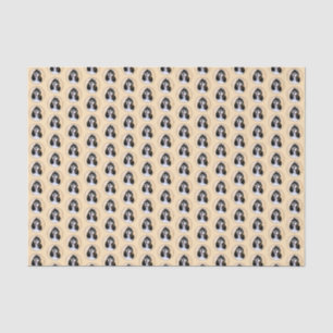 Papier Mousseline Cocker Spaniel (Parti) Peinture - Art original de 