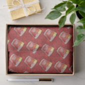 Papier Mousseline cocktail Americano (Cadeau)