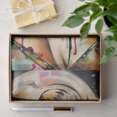 Papier Mousseline Cocktail Cuties - Découpage d'aquarelle Cosmo (Cadeau)