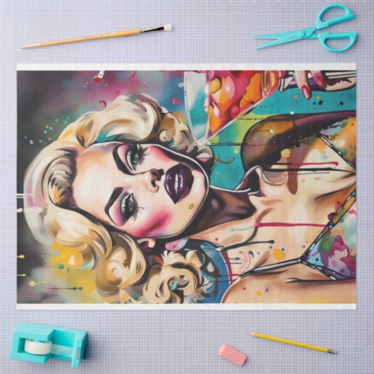 Papier Mousseline Cocktail Cuties - Découpage d'aquarelle Cosmo (Artisanat)