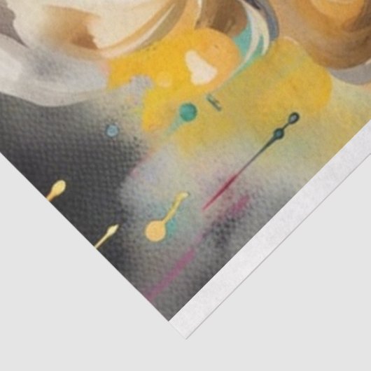 Papier Mousseline Cocktail Cuties - Découpage d'aquarelle Cosmo (Détail)