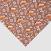 Papier Mousseline Cocktail Manhattan (Détail)