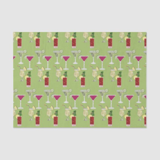 Papier Mousseline Cocktails  (Recto)