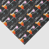 Papier Mousseline Cocktails personnalisés en tableau de bord d'anniv (Détail)