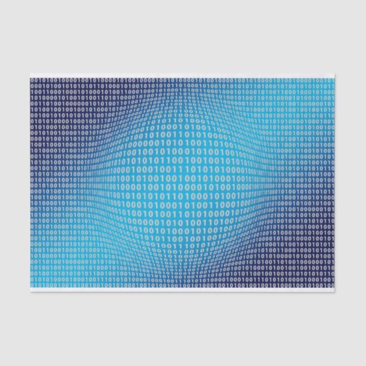 Papier Mousseline Codage (Cyber World) (Recto)