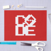 PAPIER MOUSSELINE CODE (Artisanat)