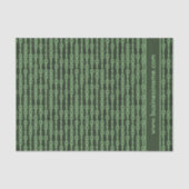 Papier Mousseline Code binaire (Recto)