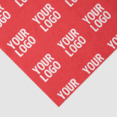 Papier Mousseline Code QR promotionnel (modifiable) avec Motif Logo (Détail)