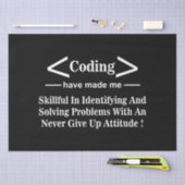 Papier Mousseline Codeur Programmeur Codeur Codage (Artisanat)