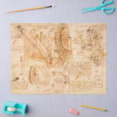 Papier Mousseline Codex Atlanticus, Machines hydrauliques de da Vinc (Artisanat)