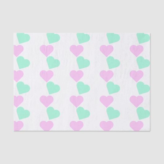 Papier Mousseline Coeur (Recto)