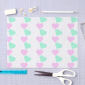 Papier Mousseline Coeur (Artisanat)