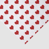Papier Mousseline Coeur de la Saint-Valentin (Détail)