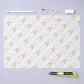 Papier Mousseline Coeur de pain de champagne (Artisanat)