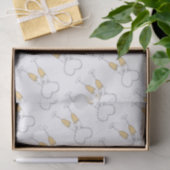 Papier Mousseline Coeur de pain de champagne (Cadeau)