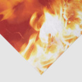 Papier Mousseline coeur du papier de tissu de feu (Détail)