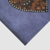 Papier Mousseline Coeur grunge d'horloges et de vitesses de (Détail)