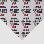 Papier Mousseline Coeur la dunette EMoji (Détail)