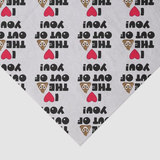 Papier Mousseline Coeur la dunette EMoji (Détail)