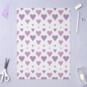 Papier Mousseline Cœur Pastel (Artisanat)