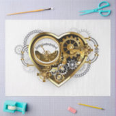 Papier Mousseline Coeur vapeur avec un manomètre (Artisanat)