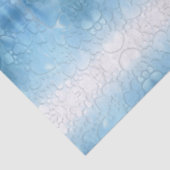 Papier Mousseline Coeurs bleus Abstraits (Détail)