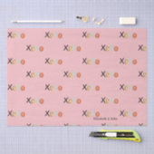 Papier Mousseline Cœurs Colorés "XOXO" Saint-Valentin (Artisanat)