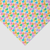 Papier Mousseline Coeurs de conversation (Détail)