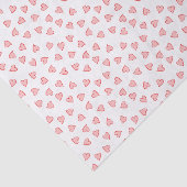 Papier Mousseline Coeurs de flottement (Détail)