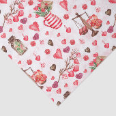 Papier Mousseline Coeurs de la Saint Valentin (Détail)